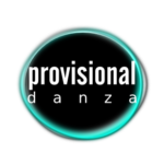 Logotipo Provisional Danza para fondo oscuro. Tamaño medio. 90 ppp. PNG.