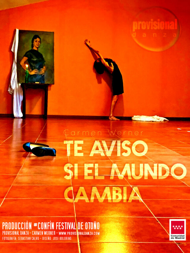 Cartel de Te aviso si el mundo cambia